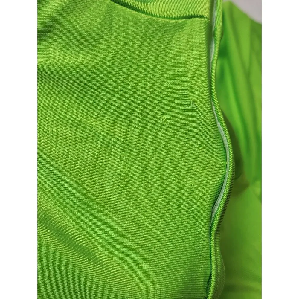 Neon Green Full Body Costume Kids Medium Blacklight Responsive